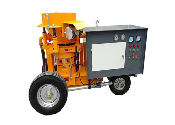 7.5 kw 가지고 다닐 수 있는 숏크리트 기계 대용량 구나이트 분무기